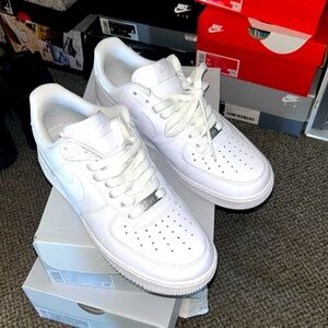White Air Force 1s